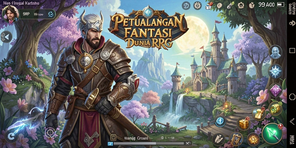 Tampilan gameplay RPG yang mendebarkan di 99RP.