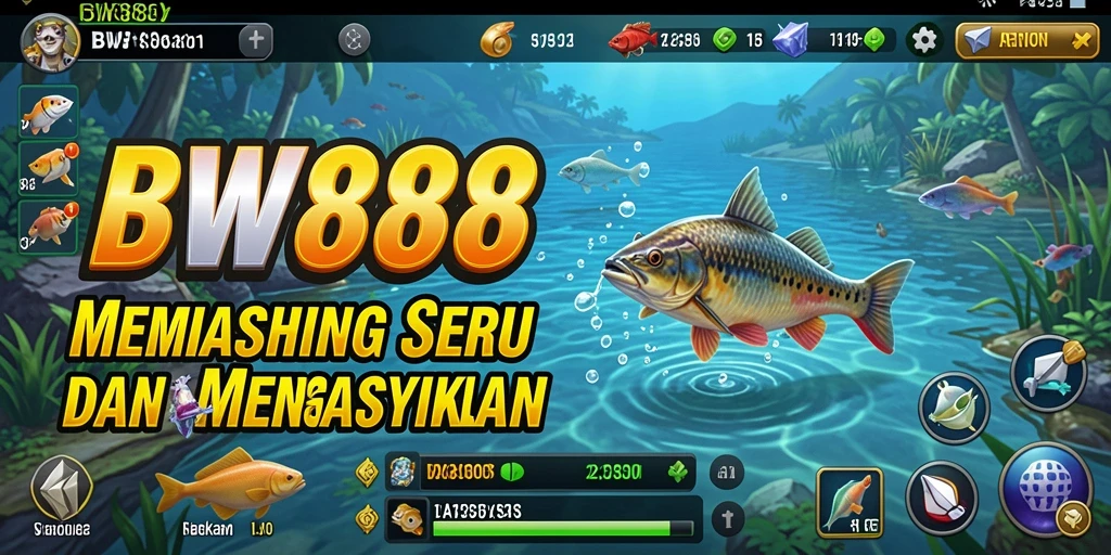 Tampilan gameplay BW888 yang seru dalam memancing.