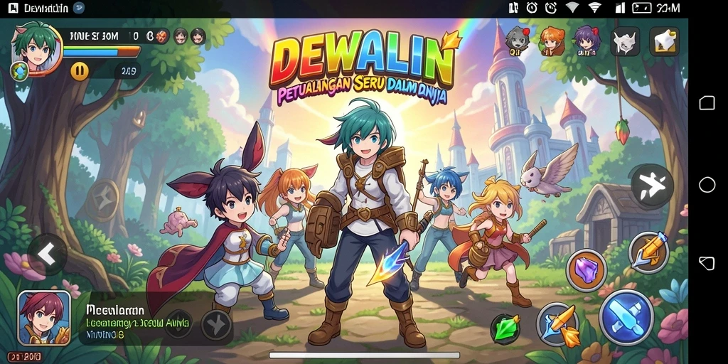 Tampilan gameplay seru dan grafis memukau dalam DEWALIN.