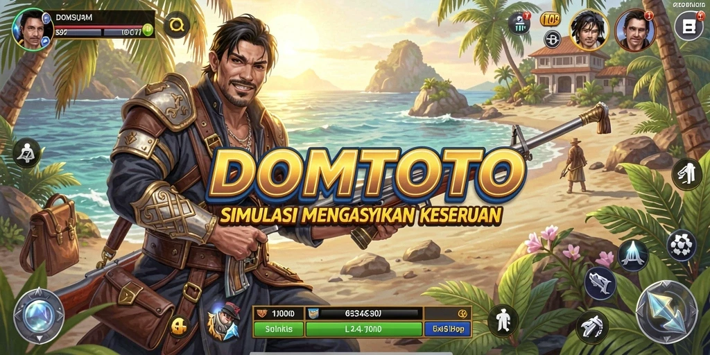 Tampilan gameplay DOMTOTO yang menarik dan imersif.