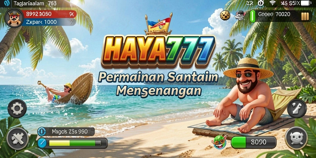 Tampilan gameplay HAYA777 yang penuh warna dan menarik.