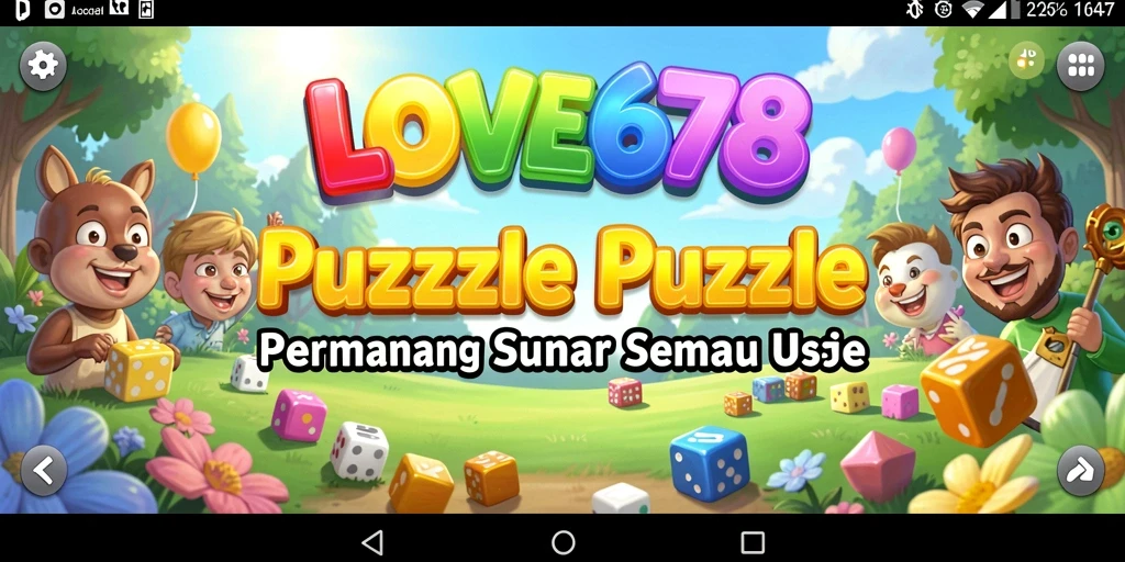 Tampilan gameplay <strong>LOVE678</strong> yang penuh warna dan menantang dalam kategori Puzzle.