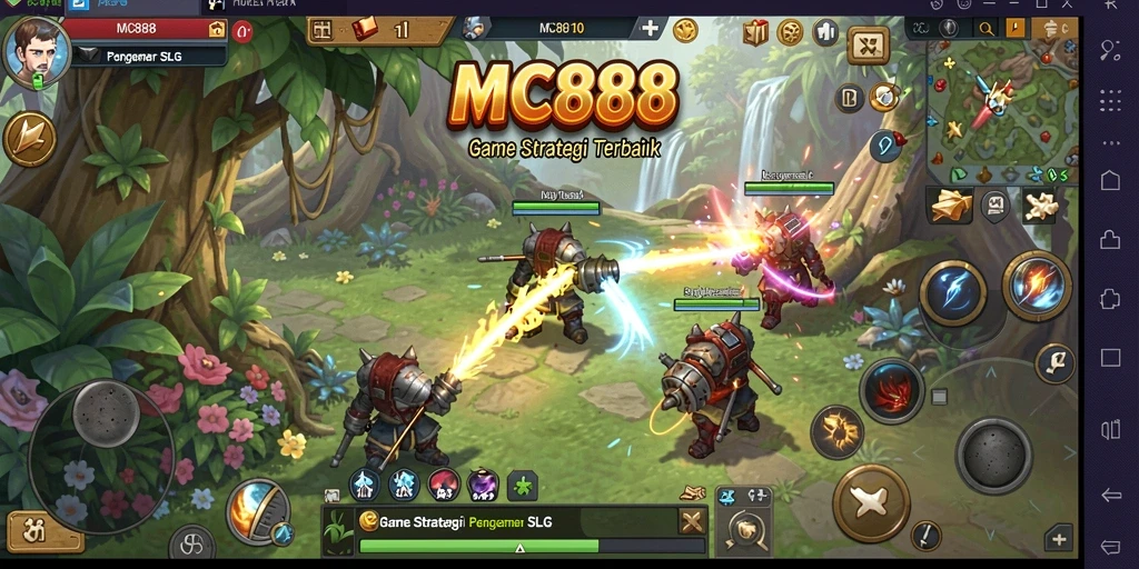 Tampilan gameplay SLG yang mendebarkan dan strategis.