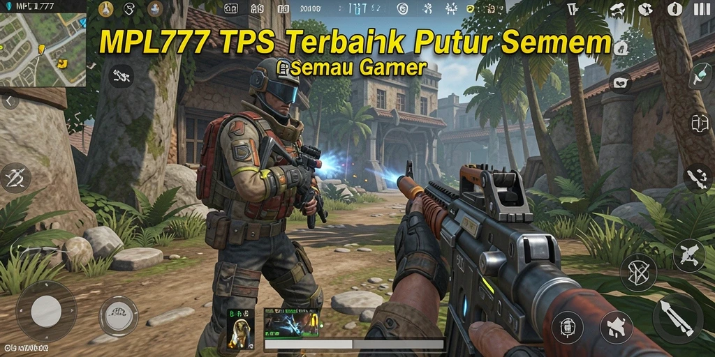 Screenshot utama gameplay TPS MPL777 yang mendebarkan.
