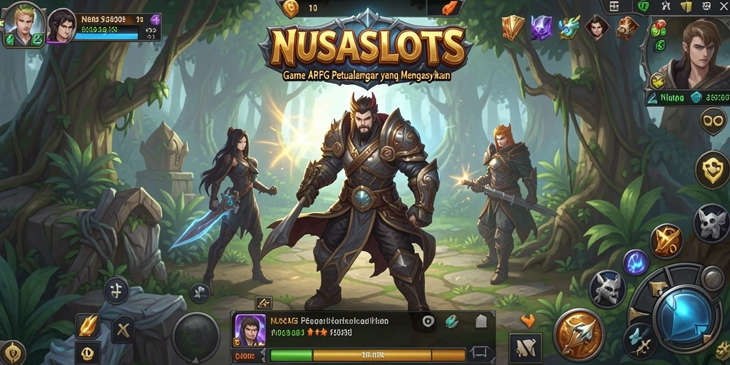 Tampilan gameplay NUSASLOTS yang menarik dan mendebarkan.