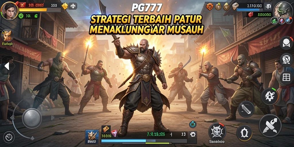 Tampilan gameplay PG777 yang intens dan penuh strategi.