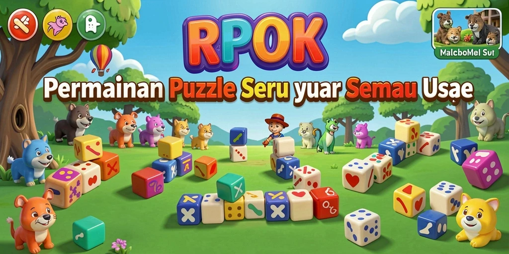 Screenshot RPOK menampilkan gameplay seru dalam menyelesaikan teka-teki.